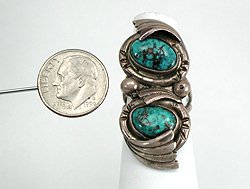 Navajo Sterling Silver Turquoise Ring