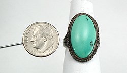 Navajo Sterling Silver Turquoise Ring