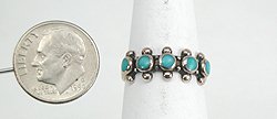 Navajo Sterling Silver Turquoise Ring