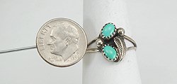 Navajo Sterling Silver Turquoise Ring