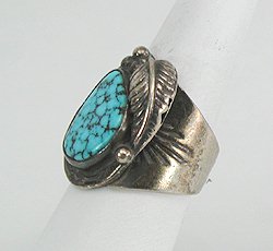 Navajo Sterling Silver Turquoise Ring