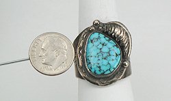 Navajo Sterling Silver Turquoise Ring
