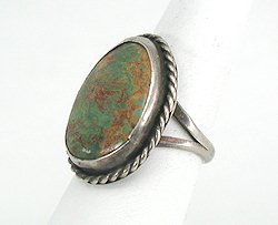Navajo Sterling Silver Turquoise Ring