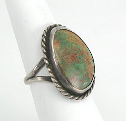 Navajo Sterling Silver Turquoise Ring