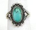 Sterling Silver Turquoise Rings