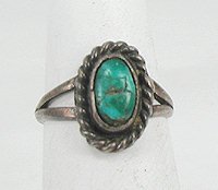 Navajo Sterling Silver  turquoise ring