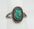 Sterling Silver Navajo turquoise Ring