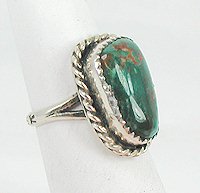 Navajo Sterling Silver  turquoise ring