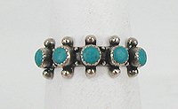 Navajo Sterling Silver  turquoise ring