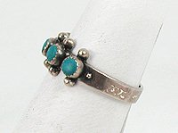 Navajo Sterling Silver  turquoise ring