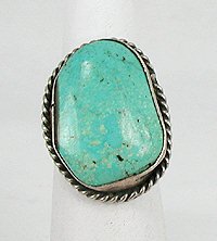 Navajo Sterling Silver  turquoise ring