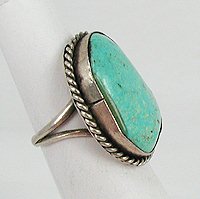 Navajo Sterling Silver  turquoise ring