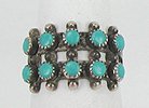 Sterling Silver Navajo turquoise Ring