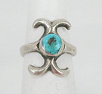 Navajo Sterling Silver  turquoise ring