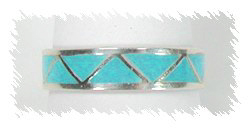 Navajo Sterling Silver Turquoise Ring