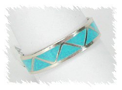 Navajo Sterling Silver Turquoise Ring