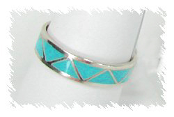 Navajo Sterling Silver Turquoise Ring