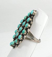 Zuni Sterling Silver  Turquoise ring