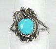 Sterling Silver Turquoise Rings