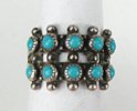 Sterling Silver Navajo turquoise Ring
