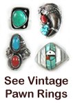 Sterling Silver Zuni Inlay Rings