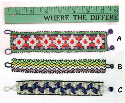 Huicol bracelets
