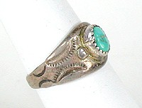 Navajo Sterling Silver turquoise  ring