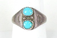 Navajo Sterling Silver turquoise  ring