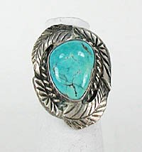Navajo Sterling Silver Turquoise  Ring
