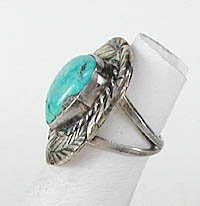 Navajo Sterling Silver Turquoise  Ring