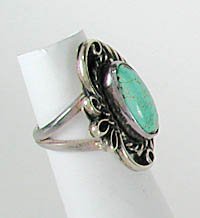 Navajo Sterling Silver Turquoise  Ring