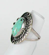 Navajo Sterling Silver Turquoise  Ring