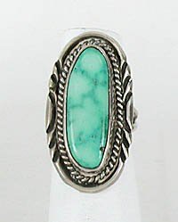 Navajo Sterling Silver Turquoise  Ring
