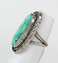 Navajo Sterling Silver Turquoise  Ring