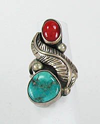 Navajo Sterling Silver Turquoise  Ring