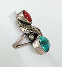 Navajo Sterling Silver Turquoise  Ring