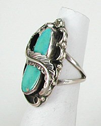Navajo Sterling Silver  Turquoise ring