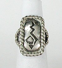 Navajo Sterling Silver  Turquoise ring