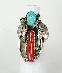 Navajo Sterling Silver  Turquoise ring