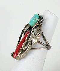 Navajo Sterling Silver  Turquoise ring