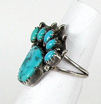 Navajo Sterling Silver turquoise  ring