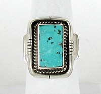 Navajo Sterling Silver Turquoise  ring