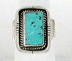 Sterling Silver Navajo Turquoise Rings