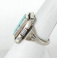 Navajo Sterling Silver Turquoise  ring