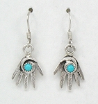 Sterling Silver navajo mystic hand earrings