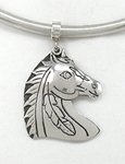 Navajo storyteller Horse Pendant