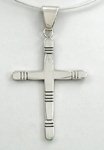Sterling Silver Native American Navajo cross pendant
