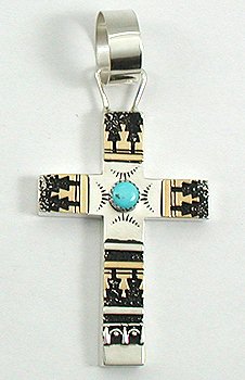 Navajo Turquoise cross