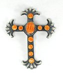 Sterling Silver Native American Navajo cross pendant