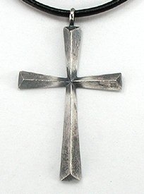 Sterling Silver Native American Navajo cross pendant